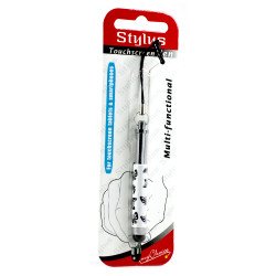 Mini Design Shrinkable Stylus Touch Pen with Earphone Dust Cap (Butterfly Black) Mini Design Shrinkable Stylus Touch Pen with Earphone Dust Cap (Butterfly Black)